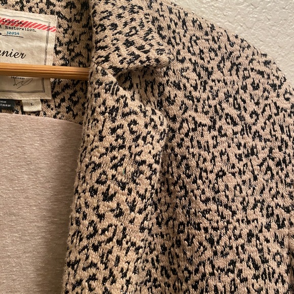 Anthropologie Cartonnier Rowan Leopard Print Coat - Picture 3 of 6